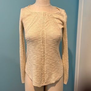Pink rose size S sheer sweater